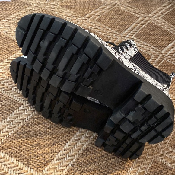 Faux Snakeskin Boots 10 - Picture 5 of 5